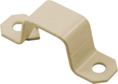 Hubbell Wiring Device-Kellems - 1/2 Inch Wide x 0.58 Inch High, Raceway Strap - Ivory, For Use with HBL500 Series Raceways and HBL750 Series Raceways - USA Tool & Supply