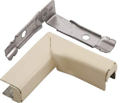 Hubbell Wiring Device-Kellems - 2.98 Inch Long x 0.94 Inch Wide x 3 Inch High, Raceway Elbow End - 90°, Ivory, For Use with HBL500 Series Raceways and HBL750 Series Raceways - USA Tool & Supply