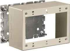 Hubbell Wiring Device-Kellems - 6.45 Inch Long x 2-3/4 Inch Wide x 4.54 Inch High, Rectangular Raceway Box - Ivory, For Use with HBL500 Series Raceways and HBL750 Series Raceways - USA Tool & Supply