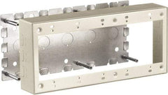 Hubbell Wiring Device-Kellems - 10.01 Inch Long x 1-3/4 Inch Wide x 4.54 Inch High, Rectangular Raceway Box - Ivory, For Use with HBL500 Series Raceways and HBL750 Series Raceways - USA Tool & Supply