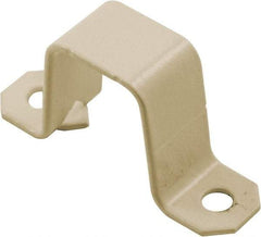 Hubbell Wiring Device-Kellems - 1/2 Inch Wide x 0.9 Inch High, Raceway Strap - Ivory, For Use with HBL500 Series Raceways and HBL750 Series Raceways - USA Tool & Supply