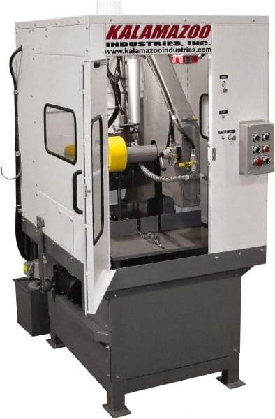 Kalamazoo - 15 or 20" Blade Diam, 1" Arbor Hole, Straight Chop & Cutoff Saw - 1,550 RPM, 20 hp, 220/440 Volts, 3 Phase - USA Tool & Supply