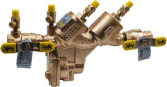 Conbraco - 1-1/2 Thread, 175 psi WOG Rating, Bronze Reduced Pressure Backflow Preventer Valve - Lead-Free, Use with Potable Water Applications - USA Tool & Supply
