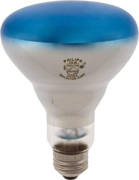 Philips - 75 Watt Incandescent Residential/Office Medium Screw Lamp - 2,700°K Color Temp, 700 Lumens, 120 Volts, Dimmable, BR30, 2,000 hr Avg Life - USA Tool & Supply