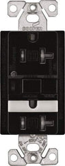 Cooper Wiring Devices - 1 Phase, 5-20R NEMA, 125 VAC, 20 Amp, Self Grounding, GFCI Receptacle - 2 Pole, Back and Side Wiring, Tamper Resistant, Thermoplastic Commercial, Specification Grade - USA Tool & Supply