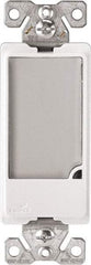 Cooper Wiring Devices - 1 Pole, 120 VAC, 15 Amp, Flush Mounted, Combination Night Light - NonNEMA Configuration, Back Side Wiring, Thermoplastic Material, cULus Listed, NOM 426 Standard - USA Tool & Supply