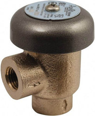 Conbraco - 1" Pipe, 125 Max psi, Bronze, Coated Lead Free Bronze, Atmospheric Type Vacuum Breaker Valve - Silicon Carbide Seal, Female NPT End Connections, Use with Potable Water Applications - USA Tool & Supply