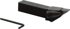 Seco - DVJN, Right Hand Cut, 93° Lead Angle, 3/4" Shank Height x 3/4" Shank Width, Negative Rake Indexable Turning Toolholder - 4-1/2" OAL, VNMG 332 Insert Compatibility, Series Dual Clamp - USA Tool & Supply