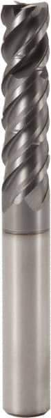 Seco - 8mm, 4 Flute, Single End, Solid Carbide, Corner Chamfer End Mill - 75mm OAL, 48° Helix, Right Hand Flute, 32mm LOC, Right Hand Cut - USA Tool & Supply