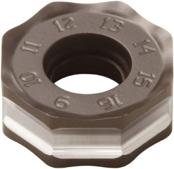 Seco - ONMU050410 ME10 Grade MM4500 Carbide Milling Insert - TiCN/Al2O3 Finish, 0.472" Inscribed Circle - USA Tool & Supply