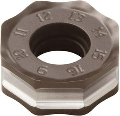 Seco - ONMU050410 ME10 Grade MM4500 Carbide Milling Insert - TiCN/Al2O3 Finish, 0.472" Inscribed Circle - USA Tool & Supply
