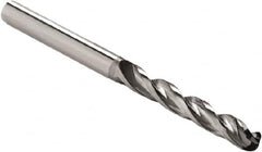 Seco - 4.83mm 130° Spiral Flute Solid Carbide Screw Machine Drill Bit - USA Tool & Supply