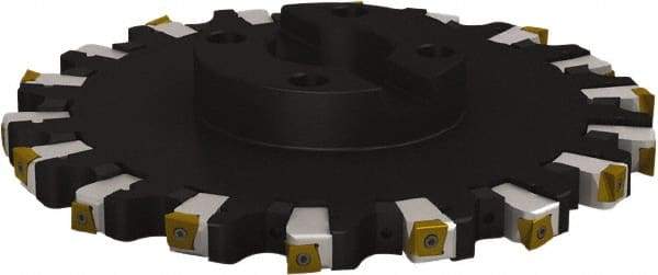 Seco - Shell Mount Connection, 1.0236" Cutting Width, 3.6024" Depth of Cut, 315mm Cutter Diam, 2.3622" Hole Diam, 9 Tooth Indexable Slotting Cutter - R335.25 Toolholder, L/XNHQ 1407 Insert, Right Hand Cutting Direction - USA Tool & Supply