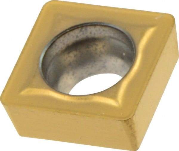 Seco - SCGX09 Grade T250D Carbide Indexable Drill Insert - TiAlN Finish, Square, 3/8" Inscribed Circle - USA Tool & Supply