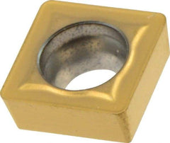 Seco - SCGX09 Grade T250D Carbide Indexable Drill Insert - TiAlN Finish, Square, 3/8" Inscribed Circle - USA Tool & Supply