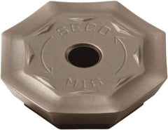 Seco - OFMR070405 M15 Grade MK1500 Carbide Milling Insert - TiCN/Al2O3 Finish, 0.191" Thick, 0.709" Inscribed Circle - USA Tool & Supply