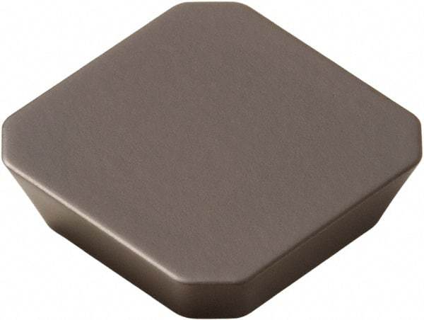 Seco - SEKN43 M18 Grade T350M Carbide Milling Insert - TiCN/Al2O3 Finish, 3/16" Thick, 1/2" Inscribed Circle - USA Tool & Supply