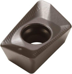 Seco - XOMX120408 ME08 Grade MK2050 Carbide Milling Insert - TiSiN/TiAlN Finish, 1/4" Thick, 0.425" Inscribed Circle - USA Tool & Supply