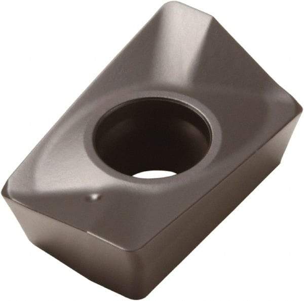 Seco - XOMX180620 M14 Grade T350M Carbide Milling Insert - TiCN/Al2O3 Finish, 1/4" Thick, 0.079" Corner Radius - USA Tool & Supply
