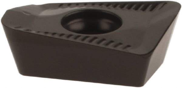 Seco - XOMX10T312 ME07 Grade T350M Carbide Milling Insert - TiCN/Al2O3 Finish, 0.151" Thick, 0.27" Inscribed Circle - USA Tool & Supply