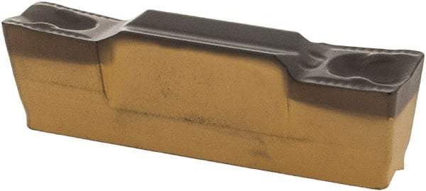 Iscar - 178018GIP Grade IC808, 1.78mm Cutting Width Carbide Grooving Insert - 3mm Max Depth of Cut, Neutral, 0.18mm Corner Radius, TiAlN Finish - USA Tool & Supply