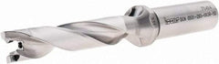 Iscar - 17/32" to 35/64" Diam, 5xD, 2.65" Max Depth, 5/8" Shank Diam, 5.24" OAL, Replaceable-Tip Drill - FCP, ICK, ICK-2M, ICM, ICP, iCP-2M Insert, 65980831 Toolholder, Series SumoCham - USA Tool & Supply