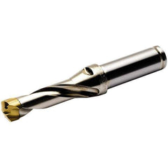 Seco - 9.5 to 9.99mm Diam, 1.18" Max Depth, 5/8" Shank Diam, Replaceable Tip Drill - SD100 Insert - USA Tool & Supply