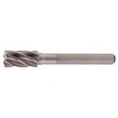 SB-6 Aluminum Cut Solid Carbide Bur-Cylindrical with End Cut - USA Tool & Supply