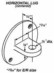 Mahr - Centered Vertical Lug Drop Indicator Back - Use with AGD Group 4 Series E/R - USA Tool & Supply