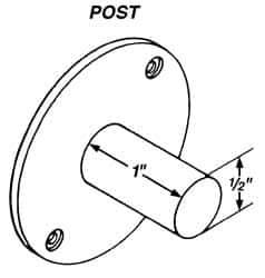 Mahr - Post Drop Indicator Back - Use with AGD Group 4 Series E/R - USA Tool & Supply