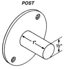 Mahr - Post Drop Indicator Back - Use with AGD Group 4 Series E/R - USA Tool & Supply