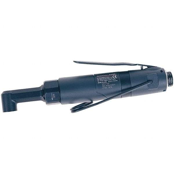 Ingersoll-Rand - 1/4" Keyed Chuck - Angled Handle, 2,700 RPM, 0.25 hp, 90 psi - USA Tool & Supply