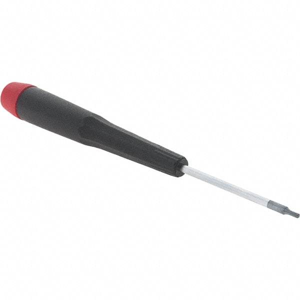 Wiha - 0.05" Precision Miniature Hex Driver - 1-9/16" Bade Length, Tapered Handle, 4-3/4" OAL - USA Tool & Supply