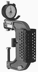 Mahr - 8 to 10 Inch, Snap Gage - 0.75 Inch Reference Anvil Diameter, 0.0005 Inch Graduation, Tungsten Carbide Anvil, Dial Display - USA Tool & Supply