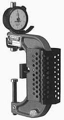 Mahr - 3 to 4-1/2 Inch, Snap Gage - 0.6299 Inch Reference Anvil Diameter, 0.0005 Inch Graduation, Tungsten Carbide Anvil, Dial Display - USA Tool & Supply