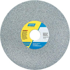 Norton - 8" Diam x 1-1/4" Hole x 1/2" Thick, H Hardness, 46 Grit Surface Grinding Wheel - Ceramic, Type 1, Coarse Grade, 3,105 Max RPM - USA Tool & Supply