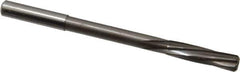 Magafor - 7.94mm Solid Carbide 6 Flute Chucking Reamer - Spiral Flute, 0.315" Straight Shank, 1-19/64" Flute Length, 4-5/8" OAL - USA Tool & Supply