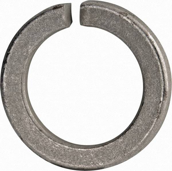 Value Collection - 2", 2.008" ID, 0.422" Thick Split Lock Washer - Grade 8 Spring Steel, Zinc-Plated Finish, 2.008" Min ID, 2.039" Max ID, 2.936" Max OD - USA Tool & Supply