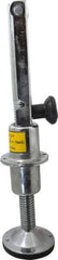 Vestil - 18 Inches Overall Height, 5,000 Lbs. Load Limit Leveling Jack - 4-1/2 Inches to 13-1/2 Inches Height Below Frame, 9 Inch Long Screw Travel - USA Tool & Supply