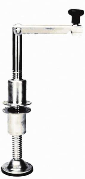 Vestil - 30 Inches Overall Height, 5,000 Lbs. Load Limit Leveling Jack - 4-1/2 Inches to 25-1/2 Inches Height Below Frame, 21 Inch Long Screw Travel - USA Tool & Supply