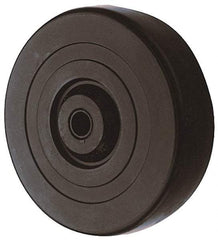 Albion - 3 Inch Diameter x 1-1/4 Inch Wide, Hard Rubber Caster Wheel - 210 Lb. Capacity, 1-19/32 Inch Hub Length, 5/16 Inch Axle Diameter, Self-Lube Bearing - USA Tool & Supply