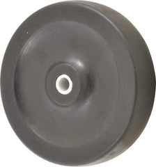 Albion - 4 Inch Diameter x 15/16 Inch Wide, Hard Rubber Caster Wheel - 135 Lb. Capacity, 1-5/32 Inch Hub Length, 5/16 Inch Axle Diameter, Self-Lube Bearing - USA Tool & Supply