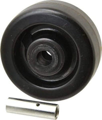 Albion - 5 Inch Diameter x 2 Inch Wide, Phenolic Caster Wheel - 1,000 Lb. Capacity, 2-3/8 Inch Hub Length, 1/2 Inch Axle Diameter, Self-Lube Bearing - USA Tool & Supply