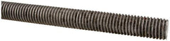 Made in USA - 5/8-11 UNC (Coarse), 6' Long, Low Carbon Steel Threaded Rod - Oil Finish Finish, Right Hand Thread - USA Tool & Supply