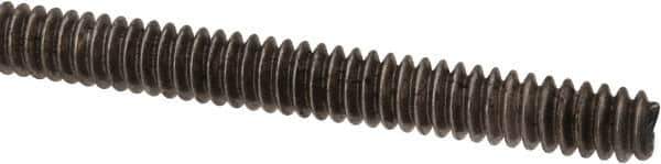 Made in USA - #10-24 UNC (Coarse), 6' Long, Stainless Steel Threaded Rod - Right Hand Thread - USA Tool & Supply