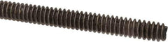 Made in USA - #10-24 UNC (Coarse), 6' Long, Stainless Steel Threaded Rod - Right Hand Thread - USA Tool & Supply
