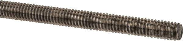 Made in USA - 5/16-18 UNC (Coarse), 6' Long, Stainless Steel Threaded Rod - Right Hand Thread - USA Tool & Supply