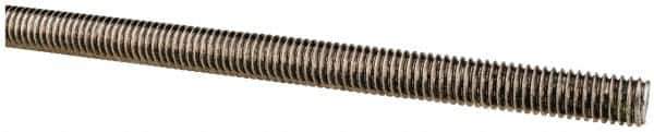 Made in USA - 3/8-16 UNC (Coarse), 6' Long, Stainless Steel Threaded Rod - Right Hand Thread - USA Tool & Supply