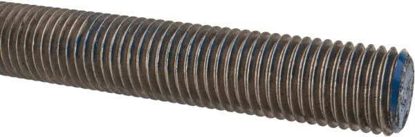 Made in USA - 1-8 UNC (Coarse), 6' Long, Stainless Steel Threaded Rod - Right Hand Thread - USA Tool & Supply