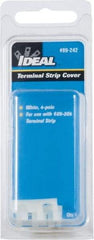 Ideal - 1.2mm High x 4.9" Long, Terminal Block Terminal Strip Cover - Use with 89-200 Series Terminal Strips - USA Tool & Supply